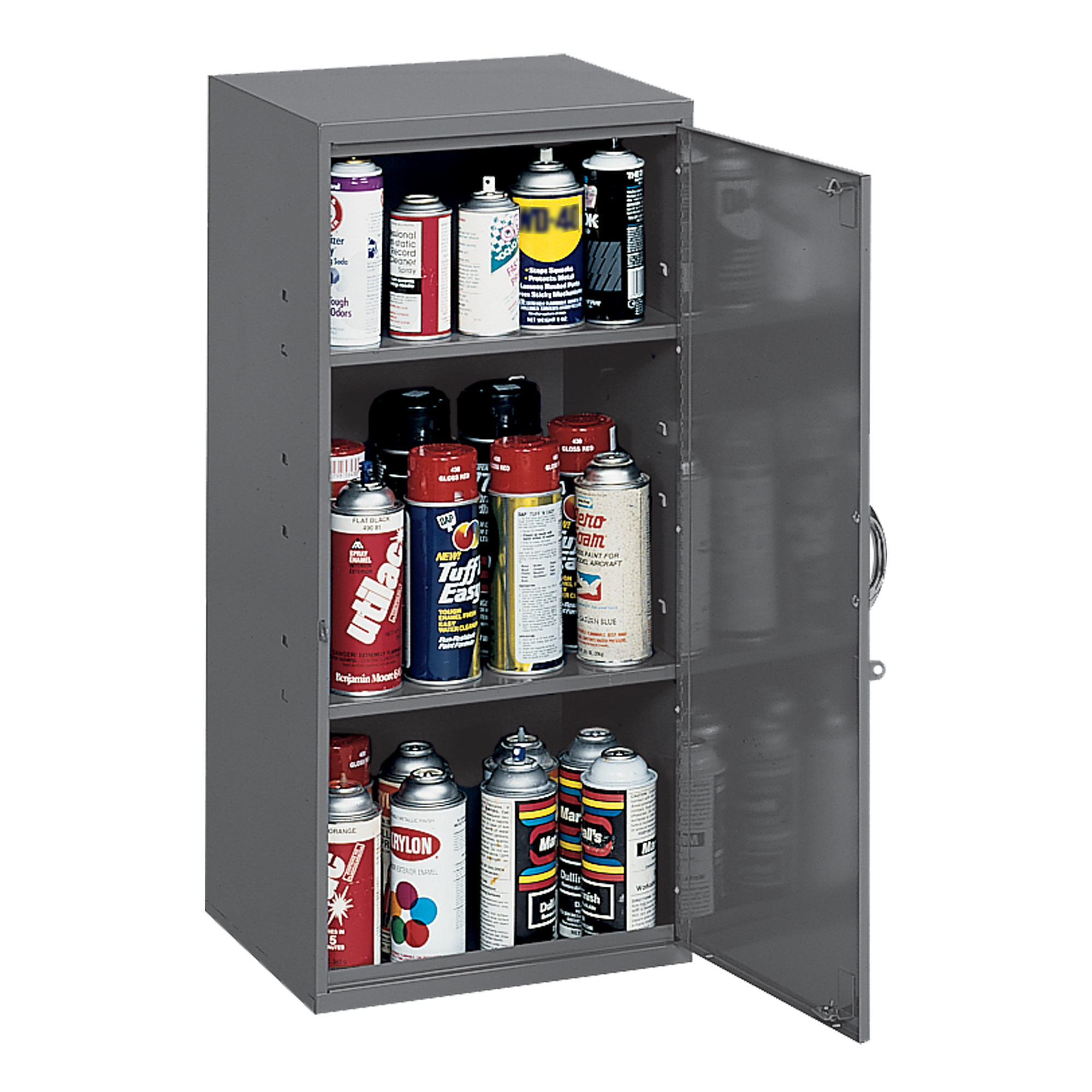 Utility Cabinet, 2 Shelves , 13-3/4 x 12-3/4 x 30