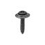 8 x 3/4 Phillips Oval Head Sems Screws With Countersunk Washer (#6 Head) Black Phosphate