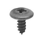 M4.2 x 10 Phillips Washer Head Pozi Drive Sheet Metal Screws Black Oxide (#8 x 13/32) (100 pieces pe