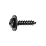 8 x 3/4 Phillips Pan Sems Screws Black Phosphate With Free Spinning Washer (50 pieces per package)