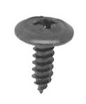 M4.2 x 13 Phillips Washer Head Sheet Metal Screws (#8 x 33/64) Black Zinc  (50 pieces per package)