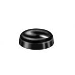 #10 Pop On Polypropylene Screw Cover & Base (5/8 OD) Black