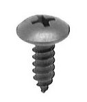 M4.2 x 12 Phillips Truss Head Sheet Metal Screws (#8 x 15/32) Black Oxide (10 pieces perpackage)