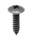 M4.2 x 16 Phillips Truss Head Sheet Metal Screws (#8 x 5/8 Black Oxide (100 pieces per package)