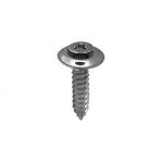 8 x 3/4 Phillips Oval Head Sems Screws With Countersunk Washer (#6 Head) Chrome