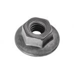 1/4-20 Flange Nuts (Serrated) Large Flange Black Phosphate