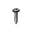 8 x 5/8 Phillips Oval Head Sems Screws Flush Washer (#6 Head) Chrome (100 pieces per package)