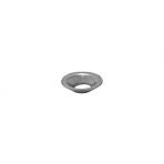 #6 Flush Type Washers Brass Nickel Plated (100 pieces per package)