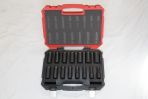 Socket Set Metric Impact Deep Well 6 Point (15 piece) (1/2 Drive)