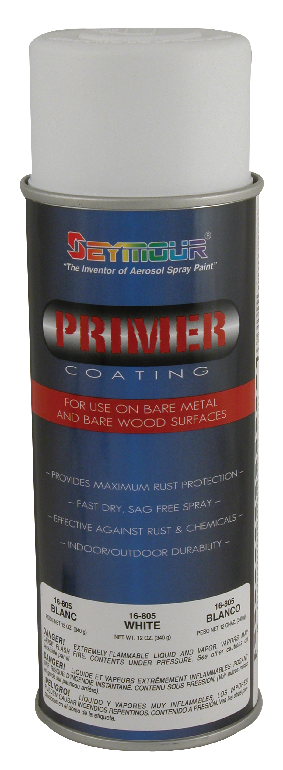 White Primer  16 ounce Can General Use Paint (Indoor & Outdoor)