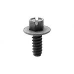 14 x 5/8 Hex Washer Head License Plate Screw (Slotted)