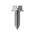 M6 x 20 Hex Washer Head License Plate Screws (Slotted) Zinc (50 pieces per package)