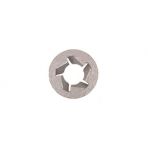 1/4 Pushnut Bolt Retainer for Threaded Fasteners Zinc (100 pieces per package)