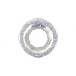 3/8 Flat Push On Retainers For Non-Threaded Fasteners Zinc (100 pieces per package)