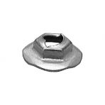 5/16 Thread Cutting Nuts with Washer Base Zinc (100 pieces per package)