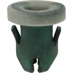 1/8 Tubular Nut Green (50 pieces per package)