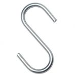 3/16 S-Hooks for Rubber Tie Downs Galvanized (50 pieces per package)