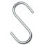 3/16 S-Hooks for Rubber Tie Downs Galvanized (50 pieces per package)