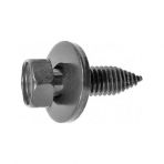 M6.3 x 1.0 x 20 Hex Head Sems Body Bolts with Free Spinning Washer Phosphate (25 pieces per package)