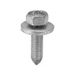 M6.3 x 1.0 x 25 Hex Head Sems Body Bolts with Free Spinning Washer Zinc  (25 pieces per package)