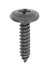 M4.2 x 20 Phillips Washer Head Sheet Metal Screws (#8 x 25/32) Black Oxide (100 pieces per package)