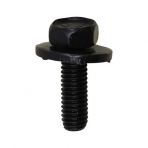 M6 x 1.0 x 20 Hex Head Sems Body Bolts with Free Spinning Washer Phosphate (25 pieces per package)