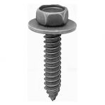 M6.3 x 30 Hex Head Sems Screws with Free Spinning Washer (#14 x 1 3/16) Phosphate (50 pieces per pac