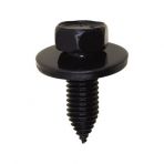 M10 x 30 Hex Head Sems Body Bolts with Free Spinning Washer Phosphate (10 pieces per package)