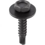 M4.2 x 20 Hex Head Sems Screws Tek with Free Spinning Washer Phosphate (50 pieces per package)