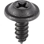 10 x 1/2 Phillips Flat Washer Head Sheet Metal Screws Phosphate (100 pieces per package)