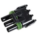 3-Cavity Connectors Shell For Female Terminal (15 pieces per package)