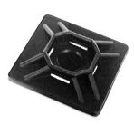 1" Cable Tie Mounts, Black Nylon, Self Adhesive (10 pieces per package)