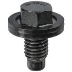 M12 x 21 Oil Drain Plug with Rubber Gasket (2 pieces per package)