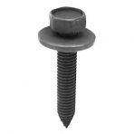 M6 x 1.0 x 35 Hex Head Sems Body Bolts with Free Spinning Washer Phosphate (50 pieces per package)