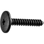 10 x 1 1/32 Cowl Top Vent Grill Screw Black Nylon (100 pieces per package)