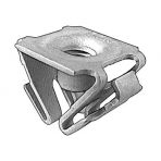 M6 x 1.0 Front Fender Extension & License Plate Bracket Retainer Nut Zinc Organic (10 pieces per pac