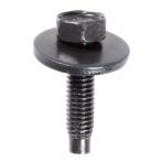 M6 x 1.0 x 25 Hex Head Sems Body Bolts with Free Spinning Washer & Dog Point (25 pieces per package)