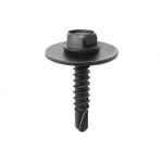 M4.2 x 20 Hex Head Sems Screws Tek with Free Spinning Washer (#8 x 25/32) Phosphate (50 pieces per p