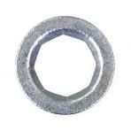 5/8 Flat Push On Retainers For Non-Threaded Fasteners Zinc (100 pieces per package)