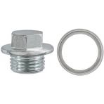 M16 x 1.5 x 9 Oil Drain Plug with Gasket (2 pieces per package)