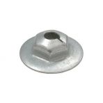 1/4-20 Flange Locknut (Non-Serrated) Zinc (100 pieces per package)