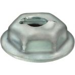 1/8 Thread Cutting Nuts with Washer Base Zinc (200 pieces per package)