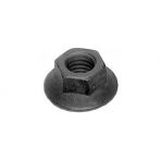 3/8-16 Serrated Flange Locknuts (Large Flange) Black Phosphate (100 pieces per package)