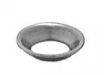 #6 Flush Type Washers Brass Nickel Plated (1,000 pieces per package)