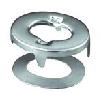 #150 Eyelet & #29 Washer Nickel on Washer / Grommet (100 pieces per package)