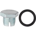 3/4-16 Oil Drain Plug with Gasket (Fibre) Single Oversize Self-Tapping  (5 pieces per package)