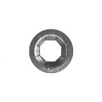 5/16 Flat Push On Retainers For Non-Threaded Fasteners Zinc (100 pieces per package)