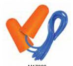 Ear Plugs, Corded PU Foam (100/box)