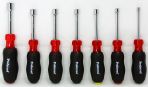 Nutsetter Set, Hollow Shank, (3/16x3, 1/4x3, 5/16x3, 11/32x3, 3/8x3, 7/16x3, 1/2x3) (7 pieces)