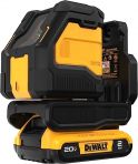 DEWALT 20V MAX, Laser Level Kit, Cross Line Laser, Green